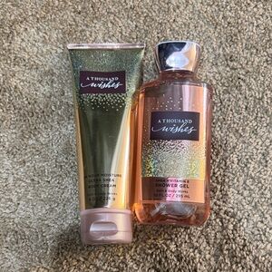 Bath & Body Works A Thousand Wishes Body Cream and Shower Gel Set